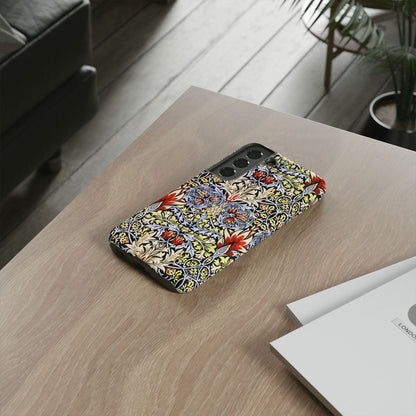 Stylish Phone Case - Floral Design, Tough Cases, Gift for Her, Phone Accessories, Trendy Tech, Unique Cell Phone Cover