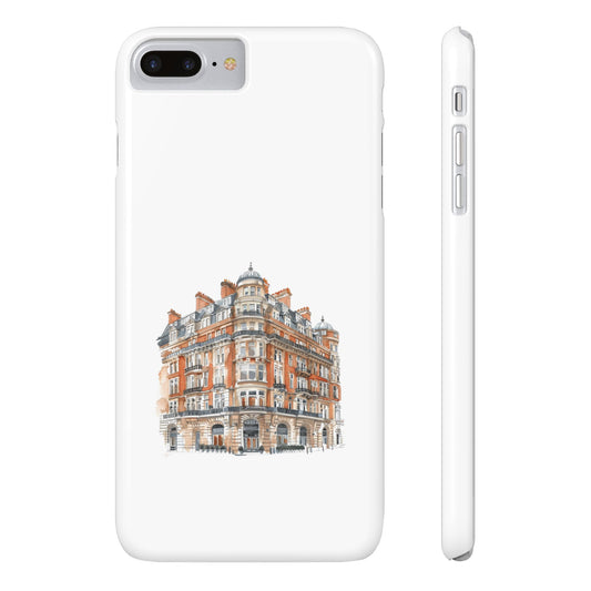 Chic Architectural Slim Phone Cases, Stylish Phone Covers, Unique Cityscape Cases, Gift for Urban Lovers, Trendy Smartphone Accessories