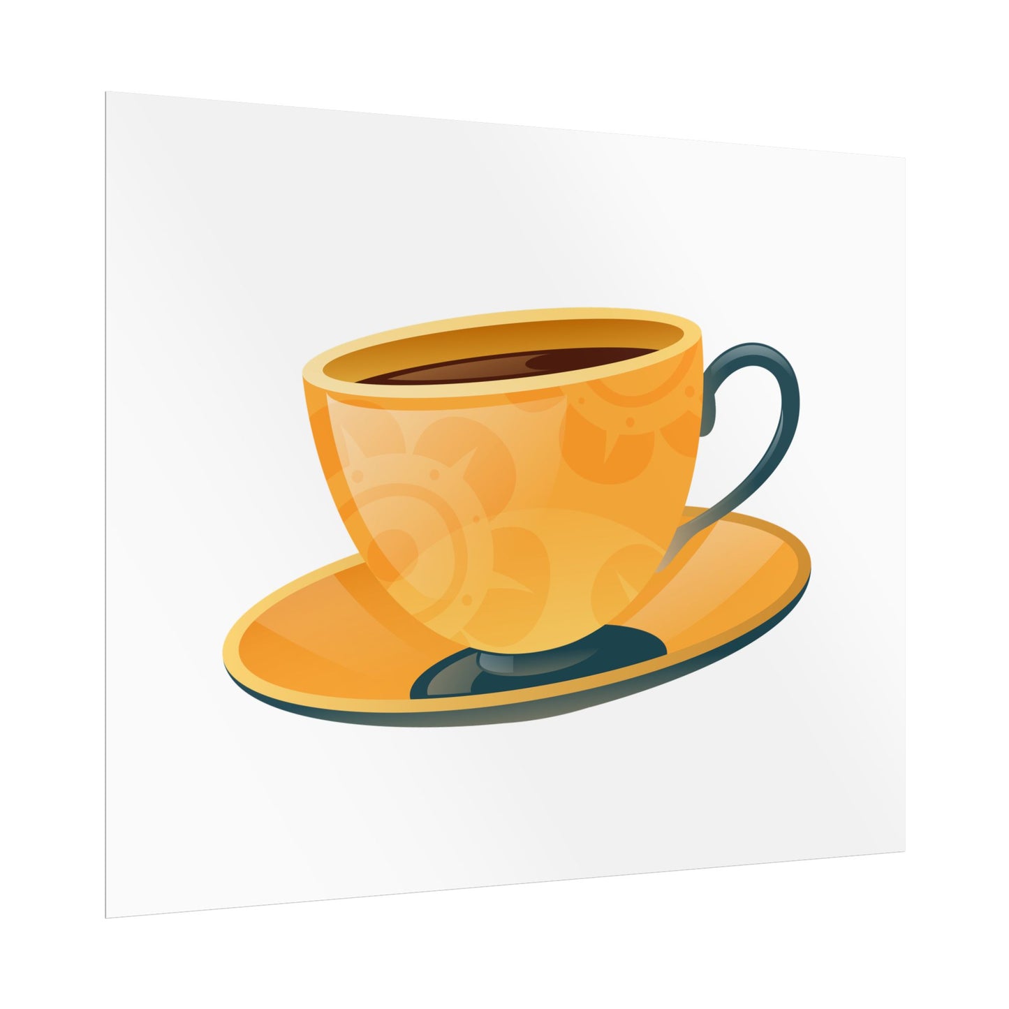 Coffee Lovers Rolled Posters, Cute Coffee Art, Kitchen Decor, Coffee Shop Print, Gift for Coffee Enthusiasts