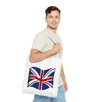 Union Jack Tote Bag, Stylish Reusable Shopping Bag, British Flag Carryall, Eco-Friendly Beach Tote, Gift for Travelers