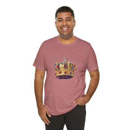 Unisex Jersey Short Sleeve Tee Cozy - British Royal Crown