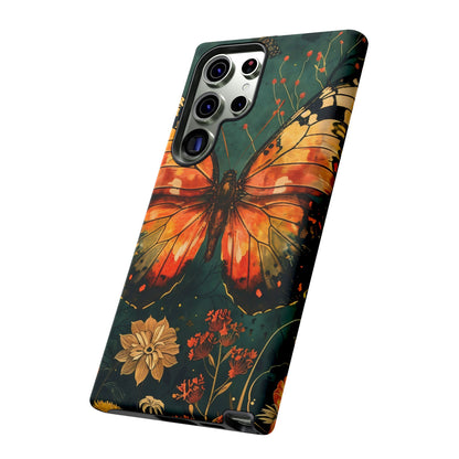 Butterfly Phone Case – Tough Cases for Nature Lovers, Floral Design, Butterfly Art, Unique Gift, Eco-Friendly Protection