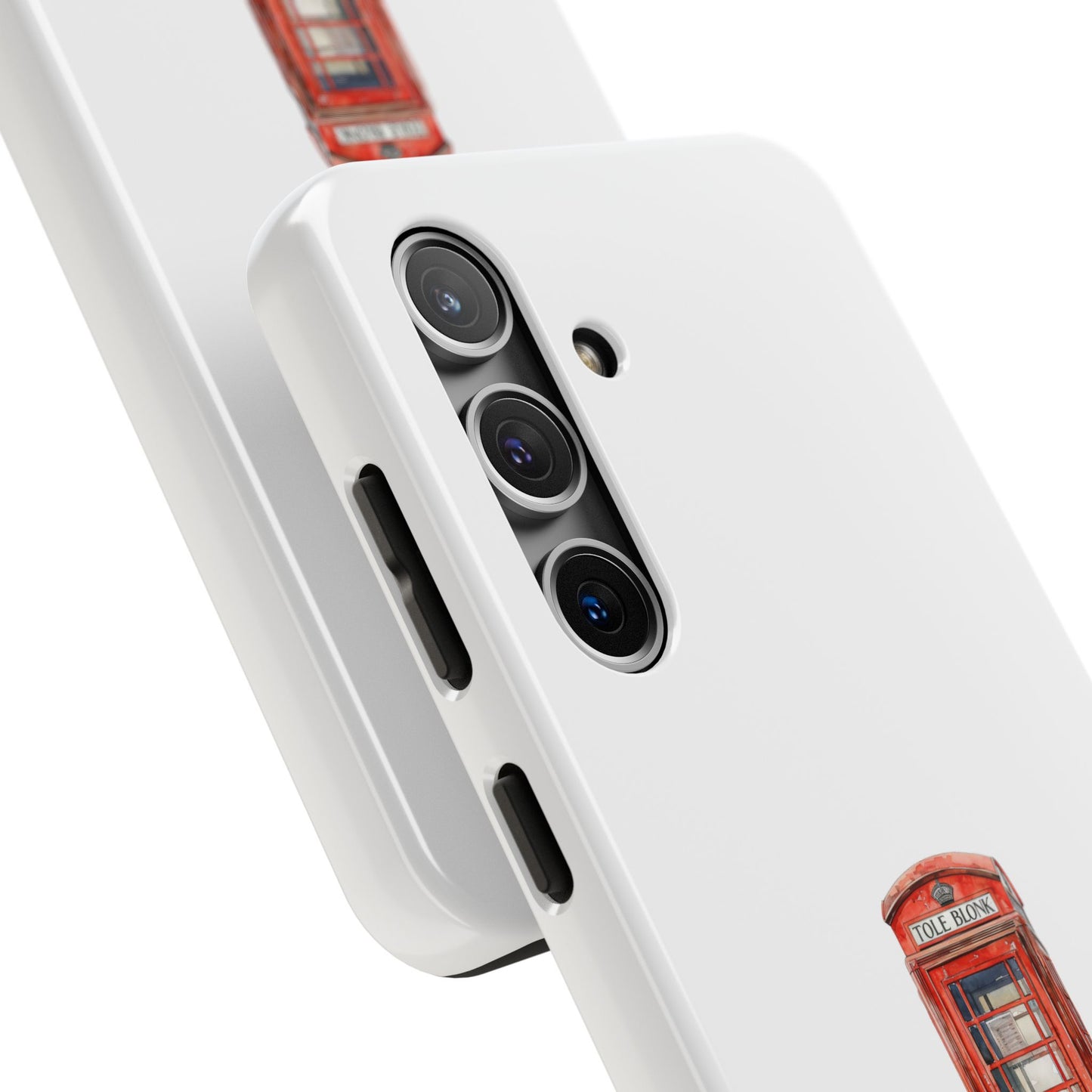 Vintage London Phone Booth Tough Phone Case - Durable and Stylish Protection