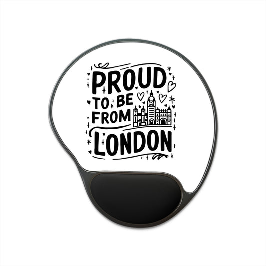 London Pride Mouse Pad with Wrist Rest, Ergonomic Gaming Mouse Pad, Office Desk Accessories, Ideal Gift for London Lovers, Unique Work [...]