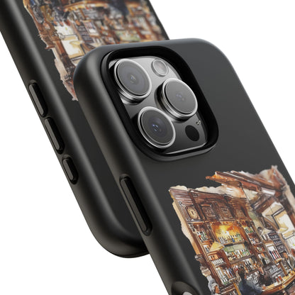 Artistic Phone Case - Cozy Pub Vibe, Trendy Smartphone Accessory, Gift for Friends, Modern Design, Durable Protection