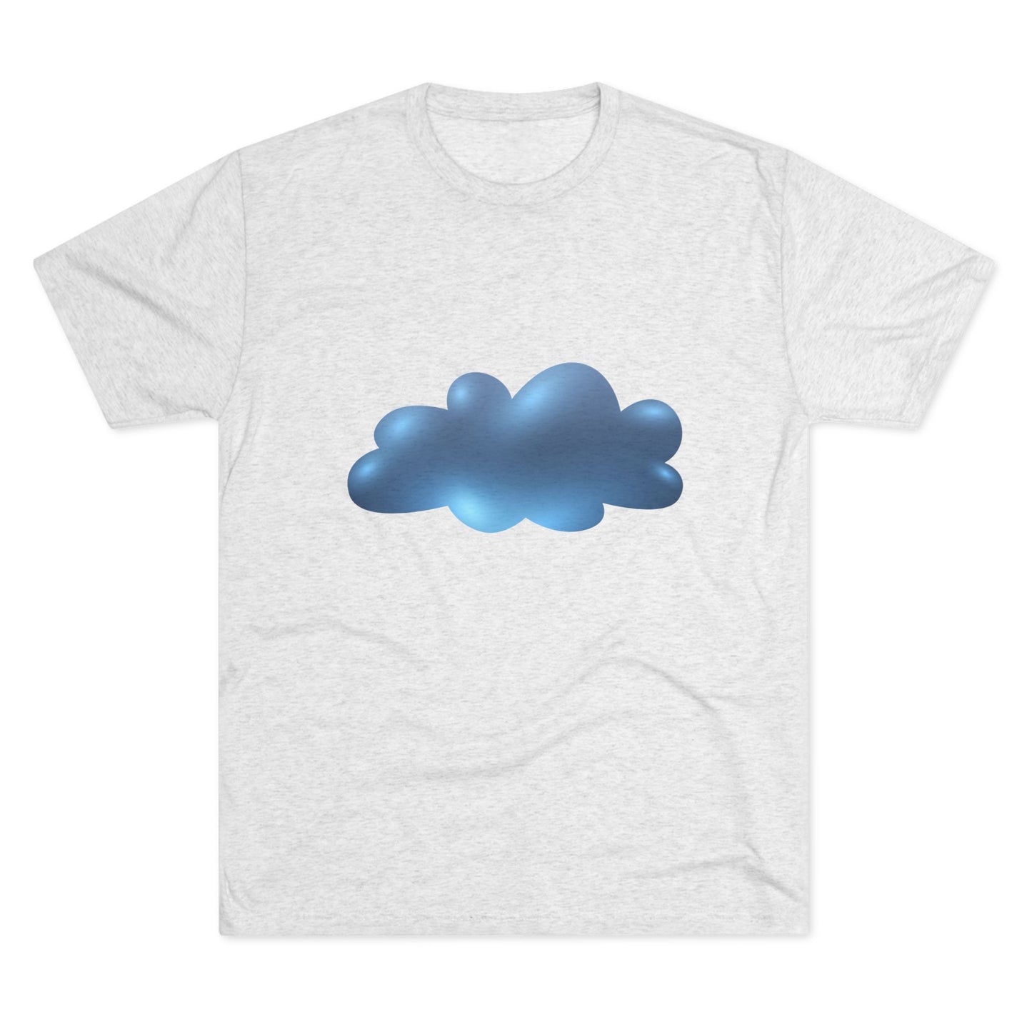 Serene Cloudscape - Dreamy Cloud Classy Unisex Tri-Blend Crew Tee