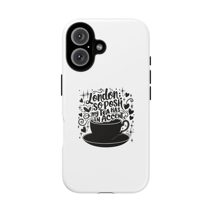 Posh Tea iPhone Case - London Accent Design