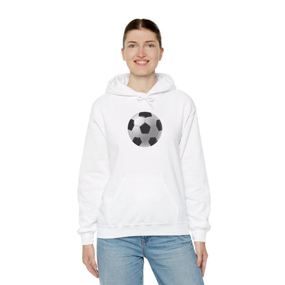 Dynamic Football Design - Sports Passion and Energetic Unisex Heavy Blend™ Hooded Sweatshirt