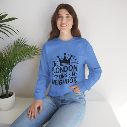 Unisex Heavy Blend™ Crewneck Sweatshirt - King is my Neighbour in London