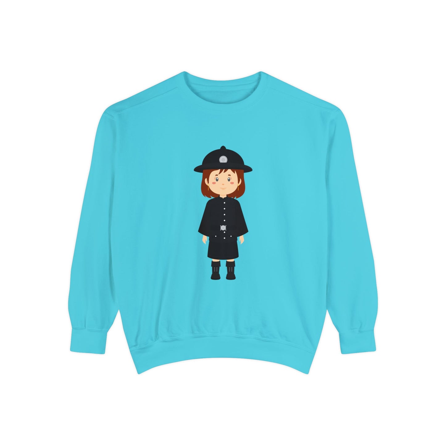 Unisex Garment-Dyed Sweatshirt - British Soldier - Classic Military Elegance and Honorable