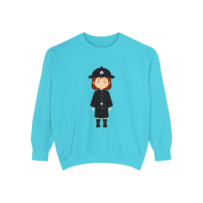 Unisex Garment-Dyed Sweatshirt - British Soldier - Classic Military Elegance and Honorable