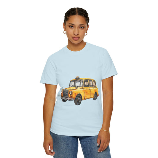 Unisex Garment-Dyed T-shirt - Vintage British Car