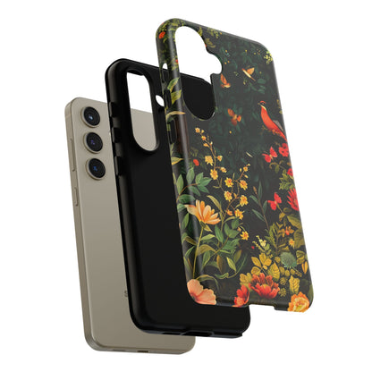 Floral Tough Phone Case, Nature-Inspired Design, Ideal for Garden Lovers, Gift for Birthdays, Christmas, Eco-Friendly Accessory