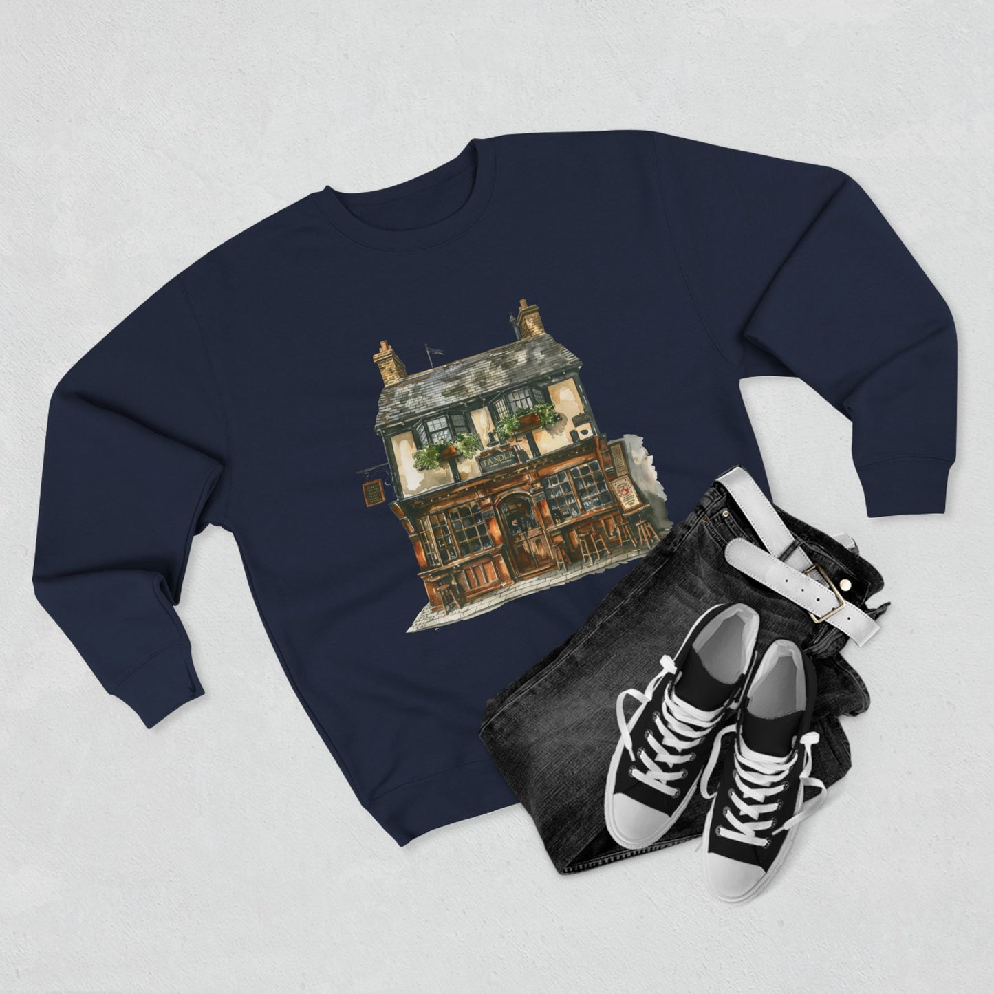 Unisex Crewneck Sweatshirt - British Traditional House