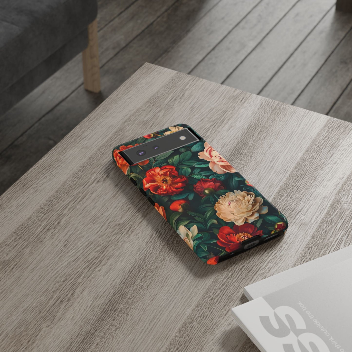 Floral Phone Case - Tough Cases, Vibrant Protection, Gift for Her, Cute Floral Design, Trendy Accessory, Perfect for Spring