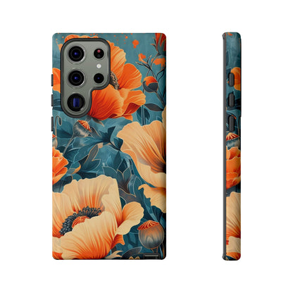Floral Phone Case, Tough Cases for Protection and Style, Spring Aesthetic, Gift for Her, Phone Accessory for Nature Lovers