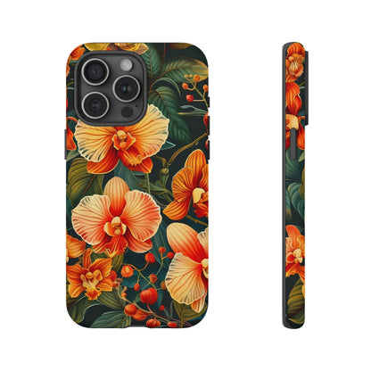 Floral Phone Case - Tough Cases, Protective Cover, Gift for Her, Smartphone Accessory, Floral Design, Nature-Inspired