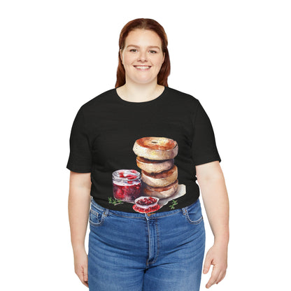 Unisex Jersey Short Sleeve Tee - Heritage on a Plate - Exploring British Cuisine