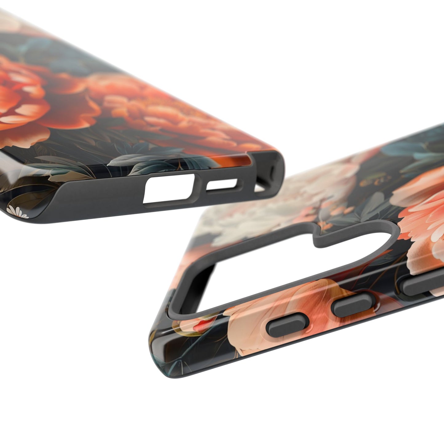 Floral Phone Case - Tough Cases, Durable Cover, Flower Design, Unique Gift, Phone Accessories