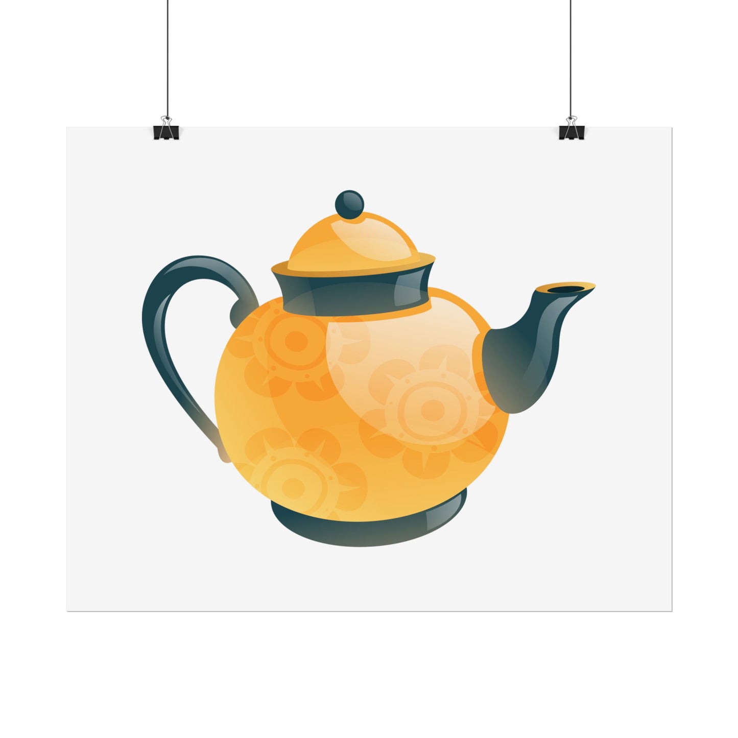 Vintage Tea Pot Rolled Posters