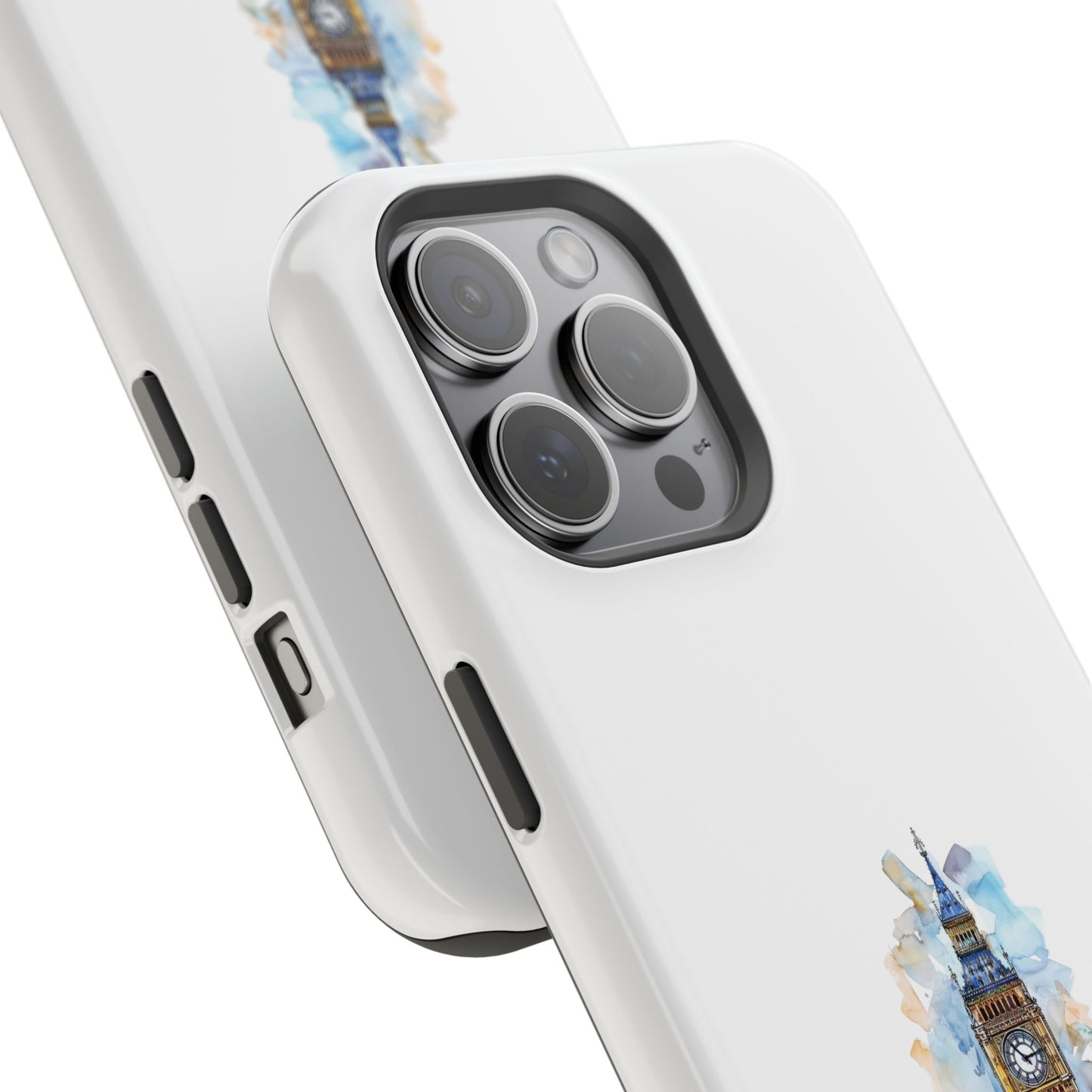 Artistic Magnetic Phone Cases with Iconic Designs, Unique Cell Phone Cover, London Tower Case, Gift for Travelers, Customizable Art Cases