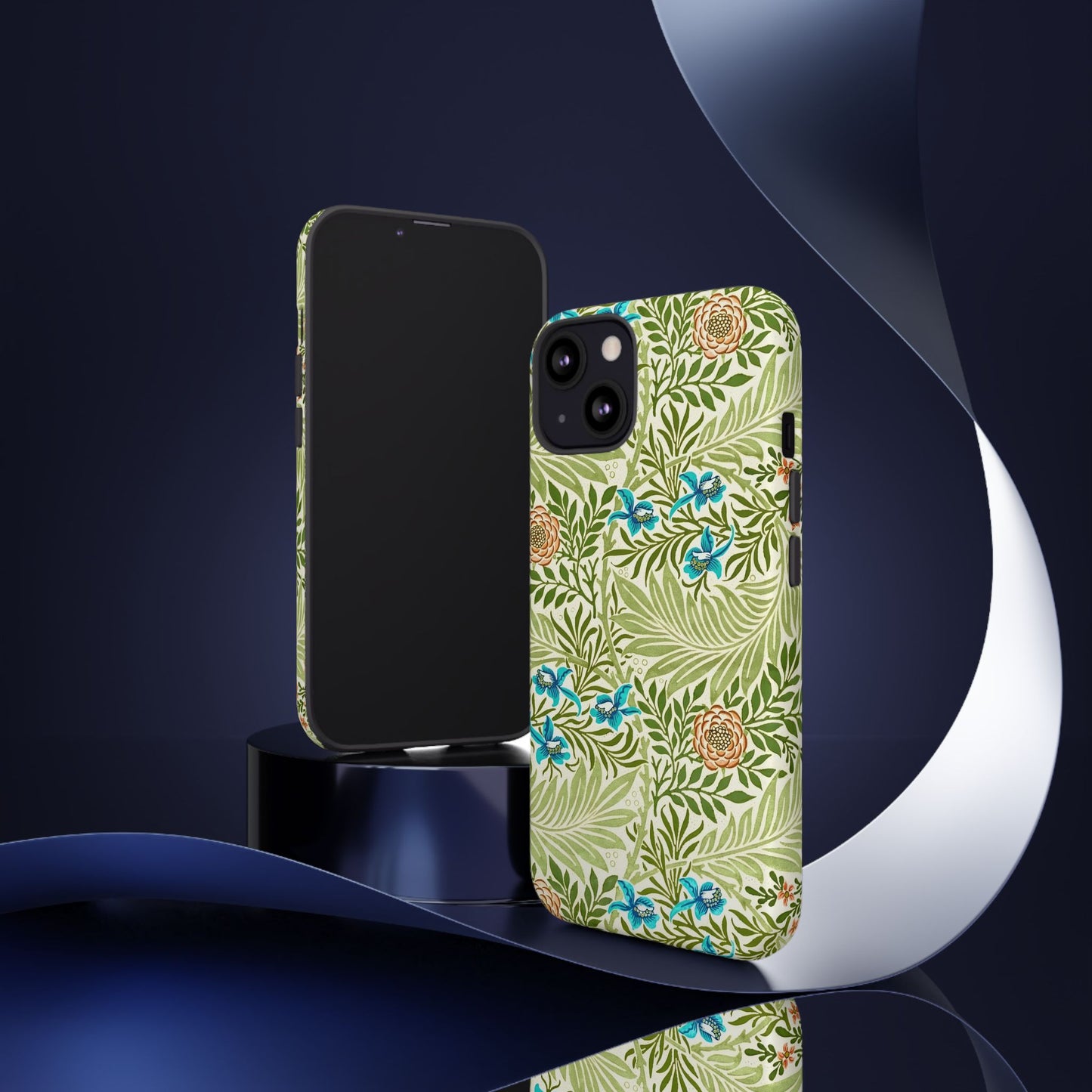 Tough Cases Phone Case, Botanical Print Phone Cover, Floral Smartphone Accessory, Nature-Inspired Tech Gear, Gift for Plant Lovers
