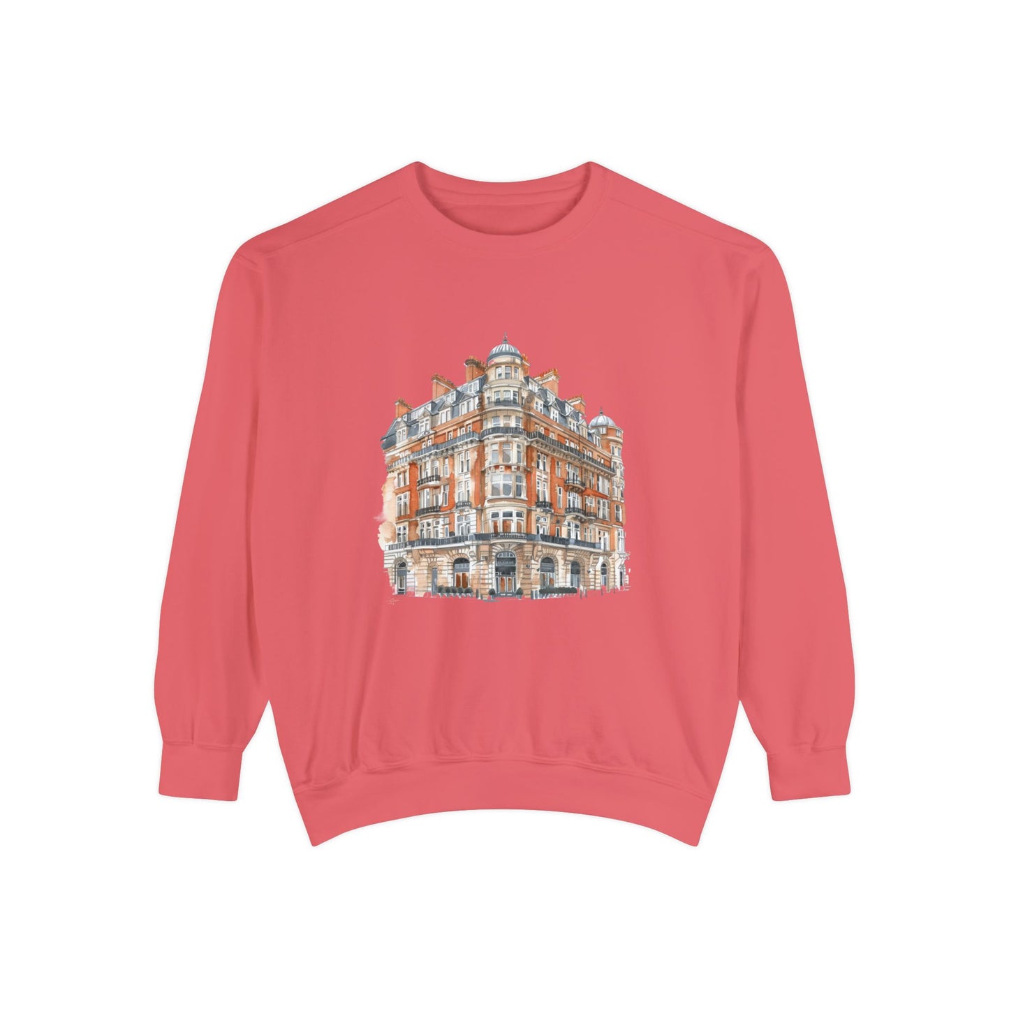 Unisex Garment-Dyed Sweatshirt - British Historic Building