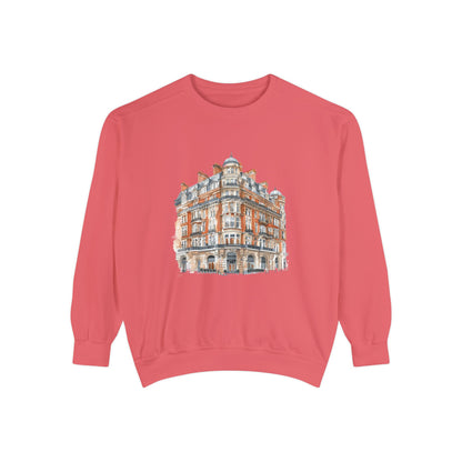 Unisex Garment-Dyed Sweatshirt - British Historic Building
