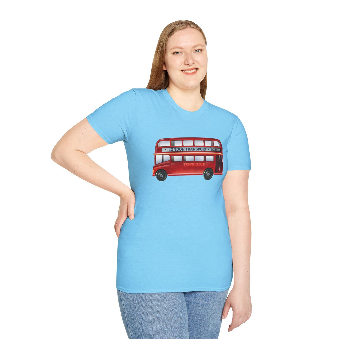 Unisex Softstyle T-Shirt - London Transport English Bus