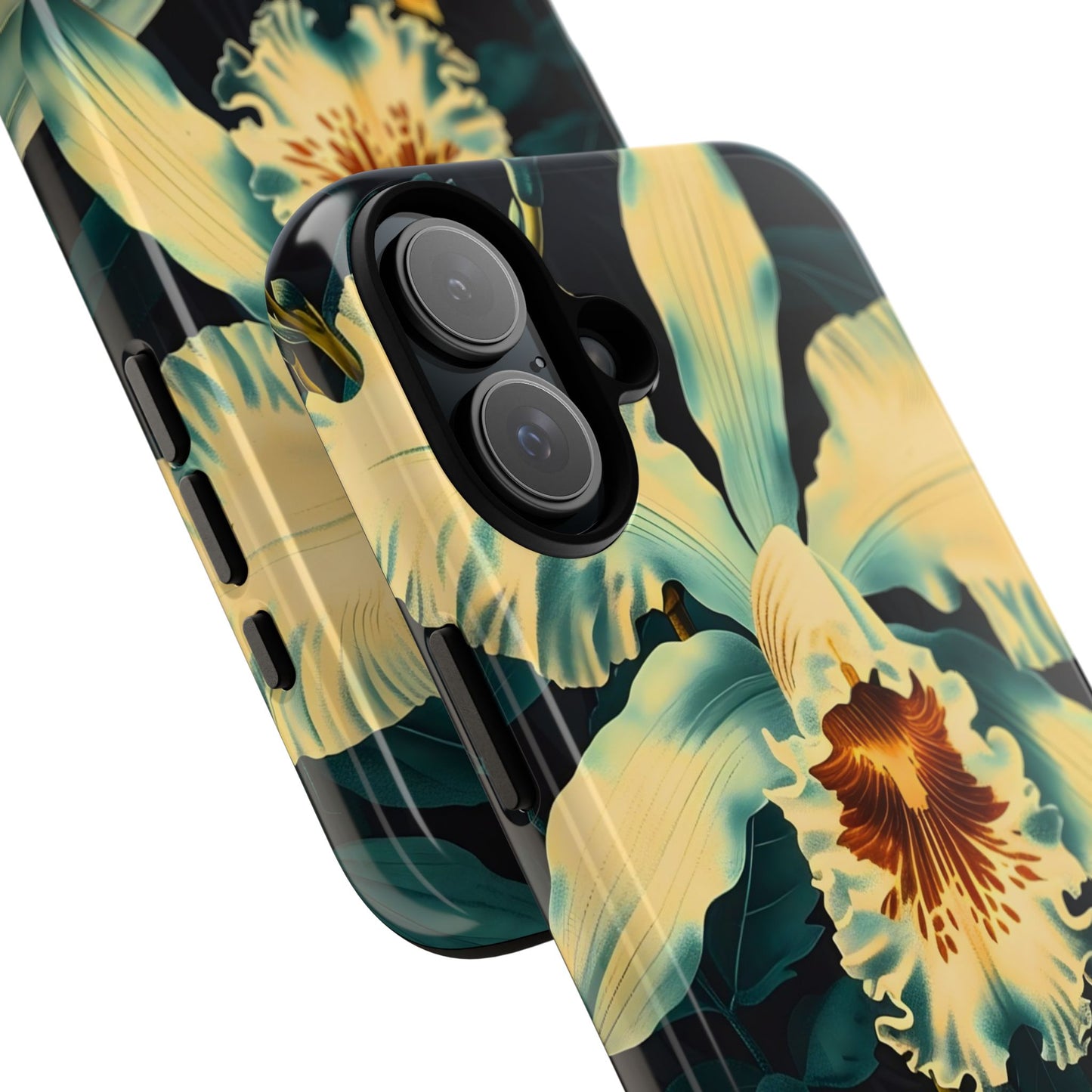 Floral Phone Case - Tough Cases with Orchid Design, Durable Smartphone Cover for Nature Lovers, Floral Gift for Her, Botanical [...]