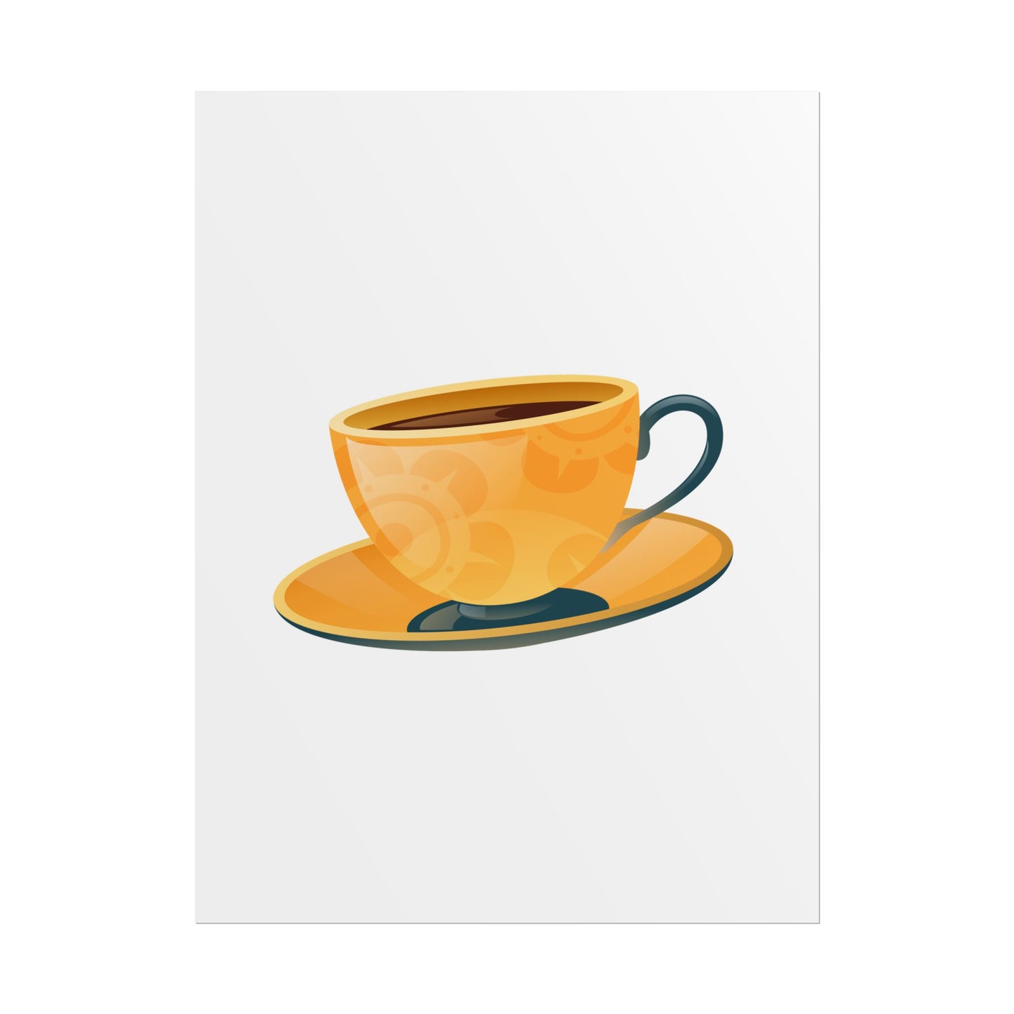 Coffee Lovers Rolled Posters, Cute Coffee Art, Kitchen Decor, Coffee Shop Print, Gift for Coffee Enthusiasts