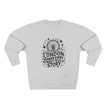 Unisex Crewneck Sweatshirt - London's Story Telling Streets