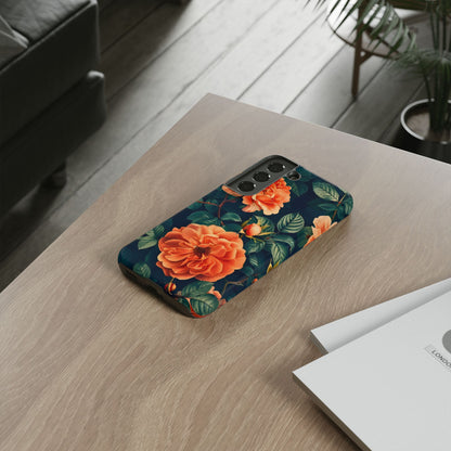 Floral Phone Case, Tough Cases for Nature Lovers, Botanical Design, Phone Protection, Gift for Her, Trending Floral Accessories