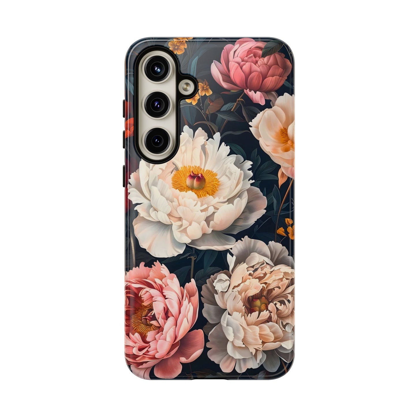 Floral Phone Case, Tough Phone Cover, Flower Design, Unique Gift for Her, Trendy Accessory, Spring Decor