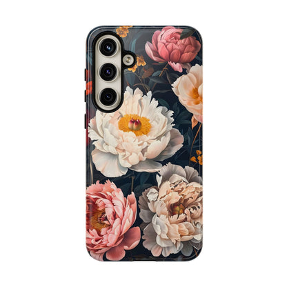 Floral Phone Case, Tough Phone Cover, Flower Design, Unique Gift for Her, Trendy Accessory, Spring Decor