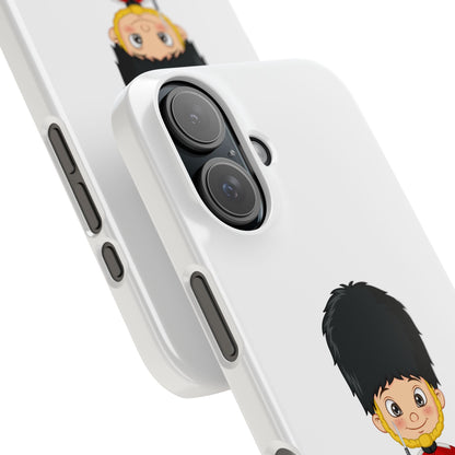 British Guard Slim Phone Cases, Cute Phone Cover, Whimsical Phone Case, Gift for Kids, Unique Phone Accessory, Cartoon Design
