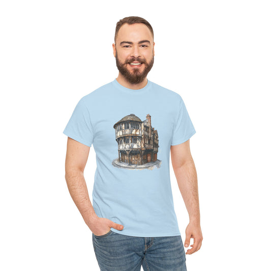 Unisex Heavy Cotton T-Shirt - The Charm of England's Beauty