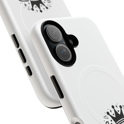 King's Neighbor Tough Magnetic Phone Case, London Style Case, Durable Phone Cover, Gift for Travelers, Black White Phone Accessory