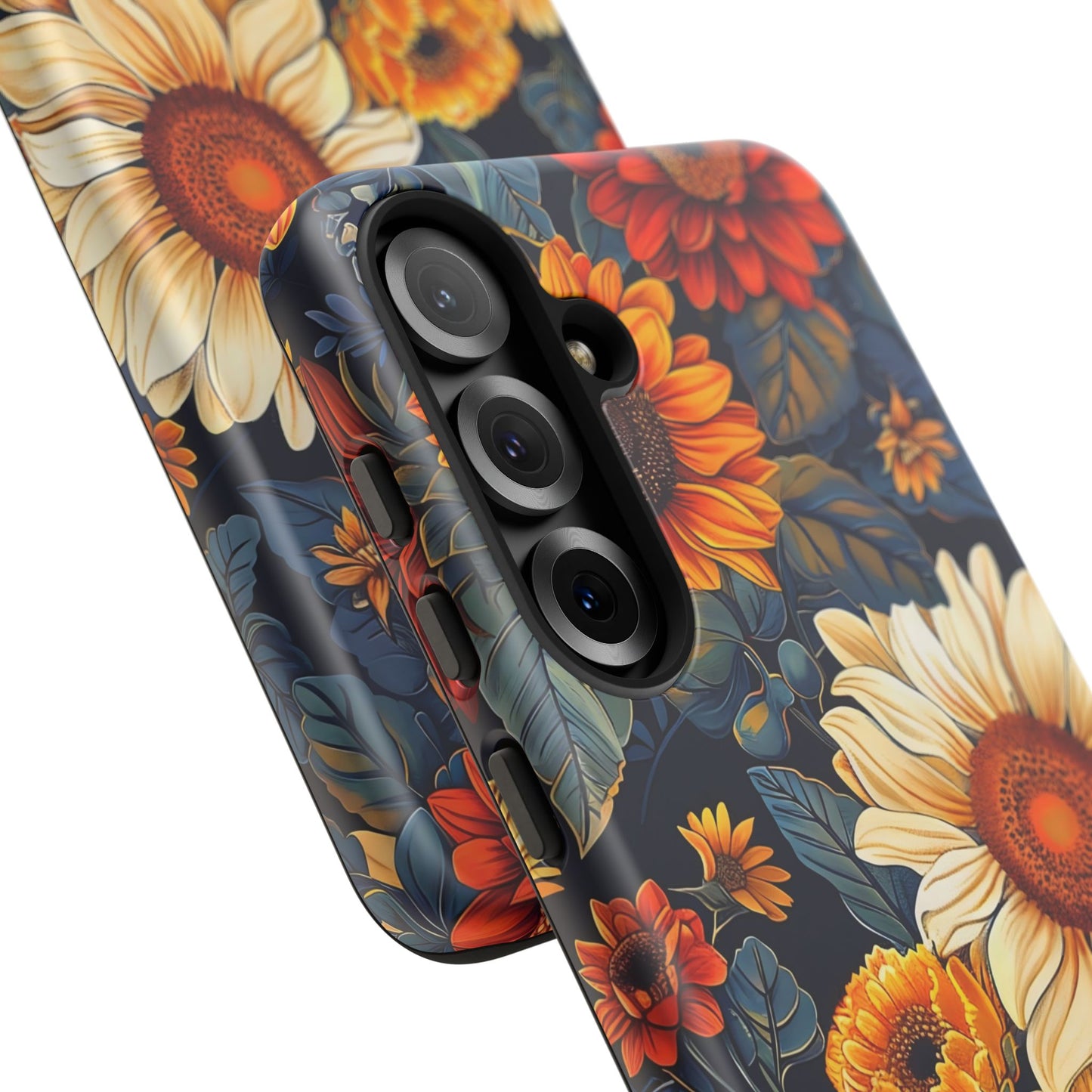 Floral Tough Phone Case | Sunflower Design, iPhone Cover, Protective Case, Gifts for Her, Floral Phone Accessory