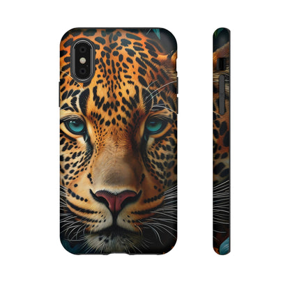 Leopard Print Phone Case, Tough Cases for Animal Lovers, Unique Phone Cover Gift, Stylish Tech Accessory, Wild Animal Art