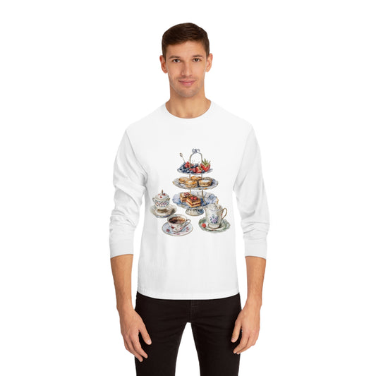 Unisex Classic Long Sleeve T-Shirt - British Food - Traditional Dishes and Culinary Delights