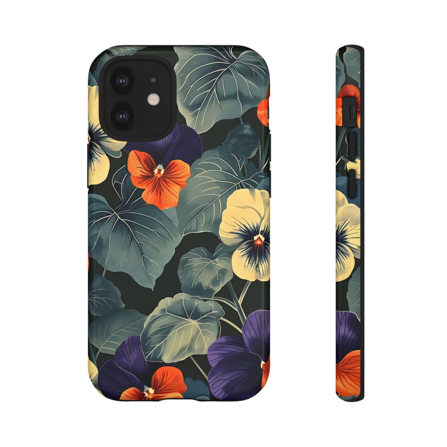 Tough Cases Floral iPhone Case, Tough Phone Cover, Stylish Floral Design, Gift for Her, Summer Vibe, Durable Protective Case