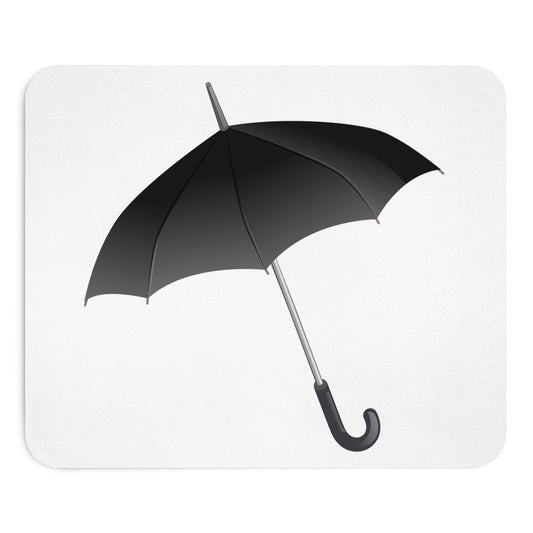 Stylish Black Umbrella Mouse Pad - Perfect Gift for Home Office, Gamer, Work Desk, Minimalist Decor, Rainy Day Vibe