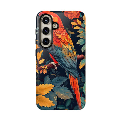 Vibrant Parrot Phone Case - Tough, Stylish, Nature-Inspired, Tropical, Wildlife, Perfect Gift, Summer Vibes