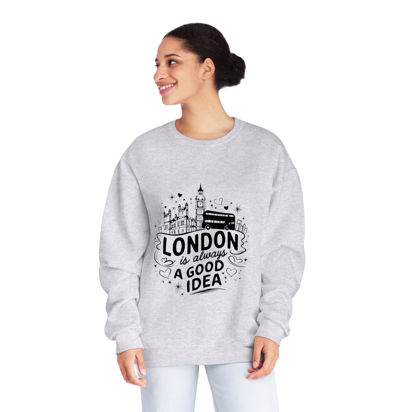 Unisex NuBlend® Crewneck Sweatshirt - London is always a good idea
