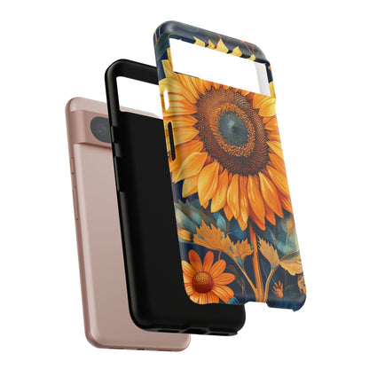 Sunflower Phone Case - Floral Design for Nature Lovers, Cute Spring Accessory, Gift for Her, Eco-Friendly Cover
