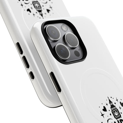 Stylish London-themed Magnetic Phone Case - Durable Protection, Perfect Gift, Unique Design, Travel Accessory, Personalized Cell Cover