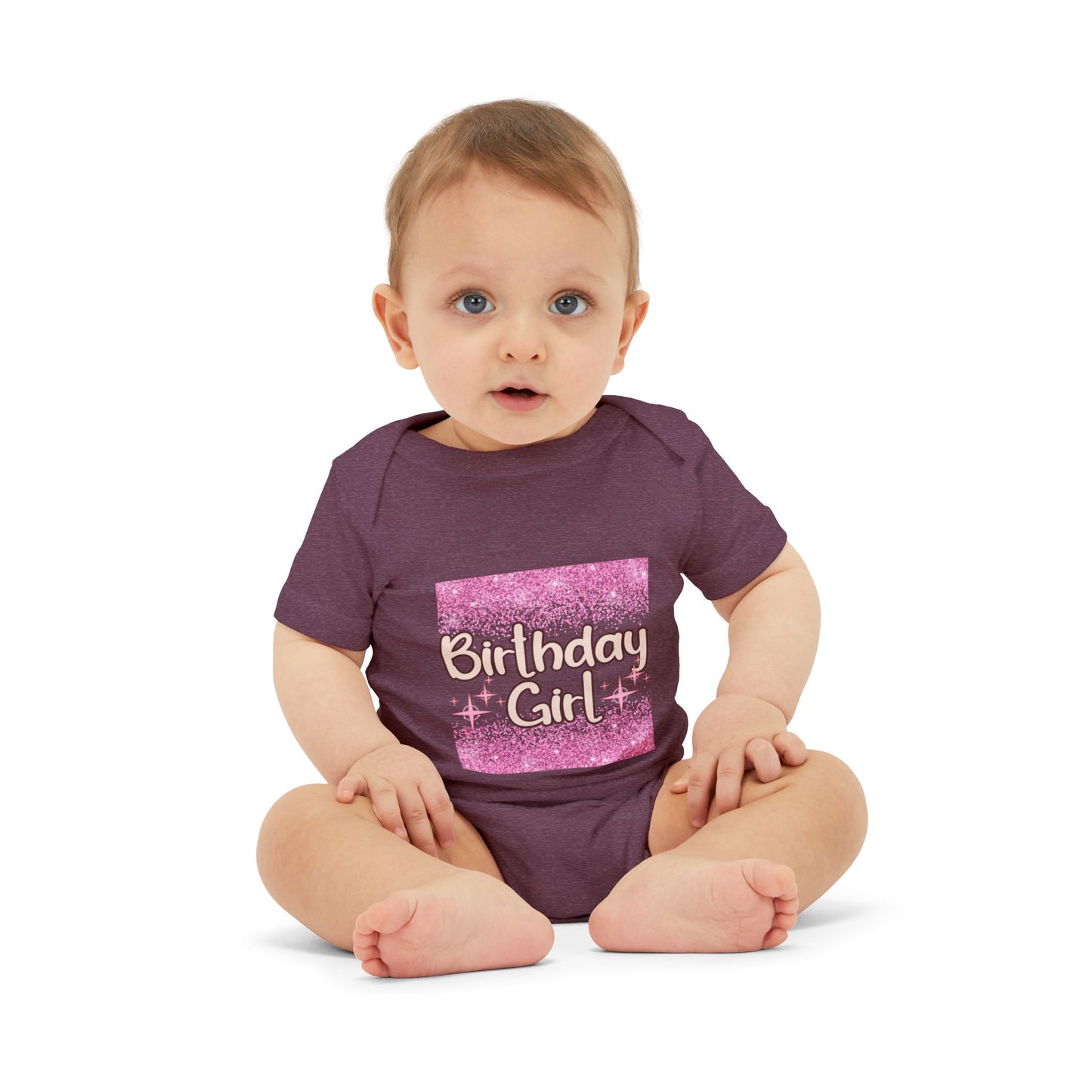 Birthday Girl Infant Jersey One Piece - Adorable & Sparkly Baby Bodysuit for Celebrations