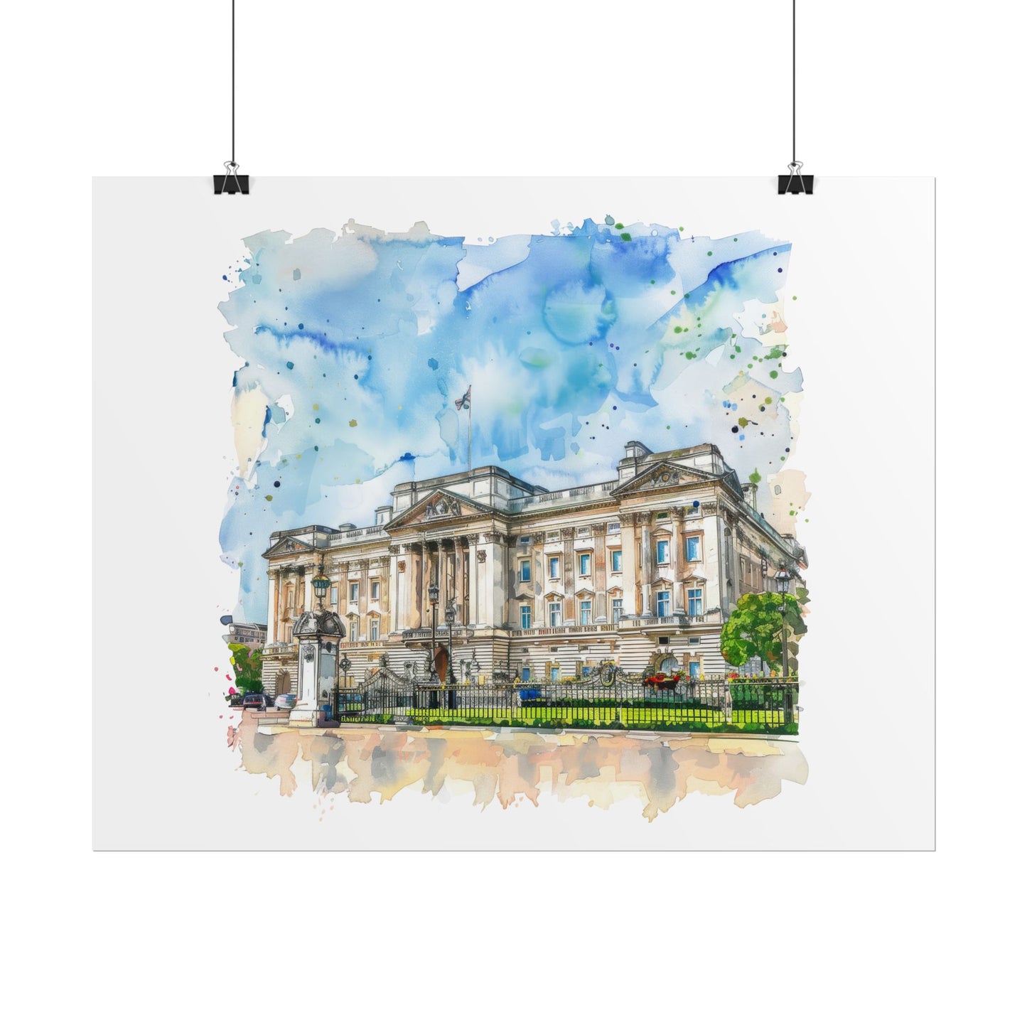 Watercolor Art Rolled Posters