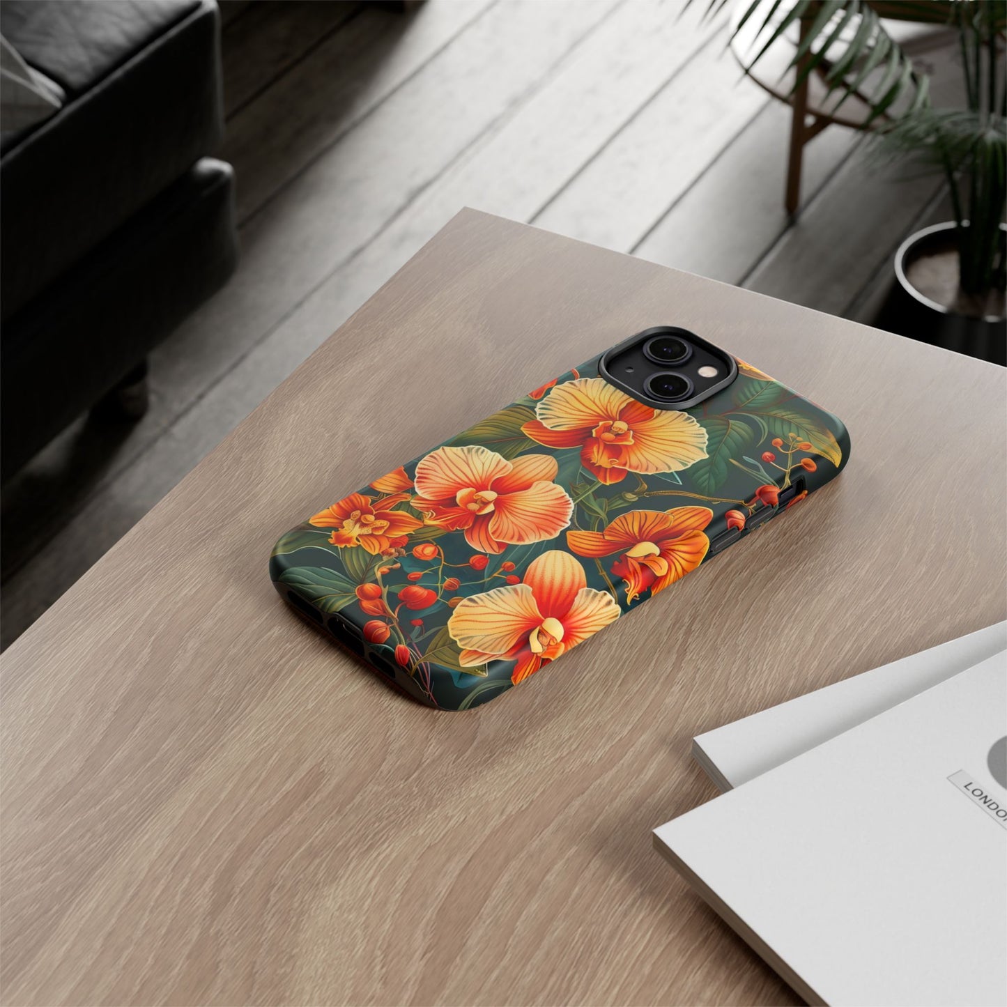 Floral Phone Case - Tough Cases, Protective Cover, Gift for Her, Smartphone Accessory, Floral Design, Nature-Inspired